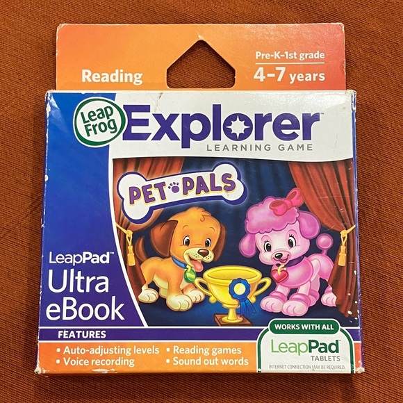Leapfrog Explorer Learning Game Pet Pals Ultra e-Book - Picture 1 of 7